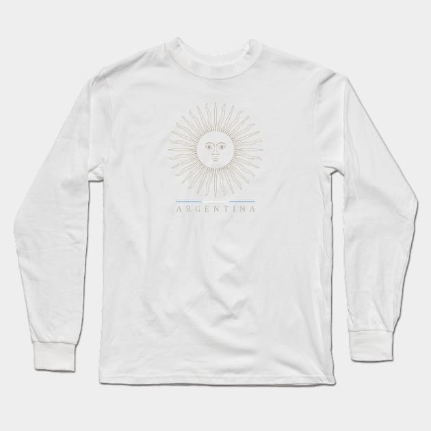 Argentina Long Sleeve T-Shirt by FBdesign